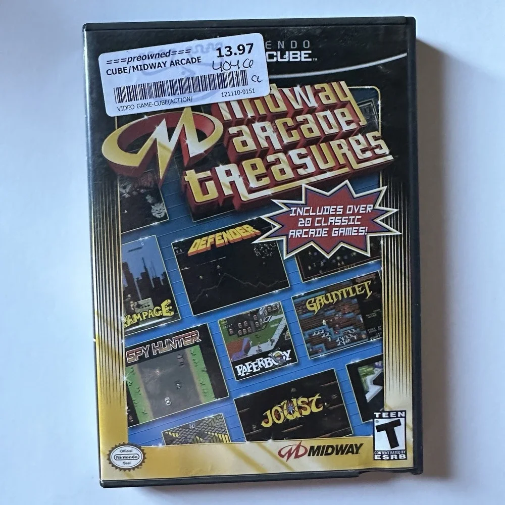Midway Arcade Treasures (Nintendo GameCube, 2003) CIB Tested Complete